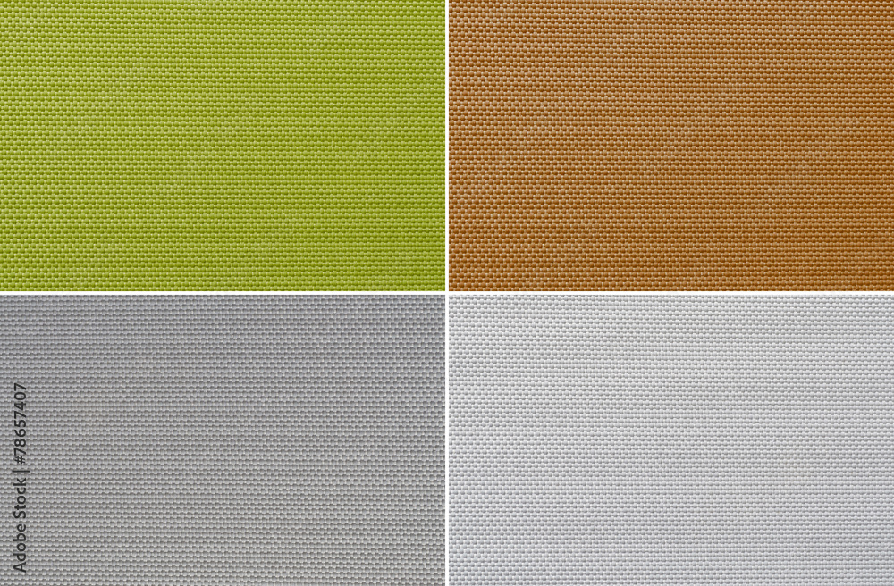 Fototapeta premium Set fabric texture background