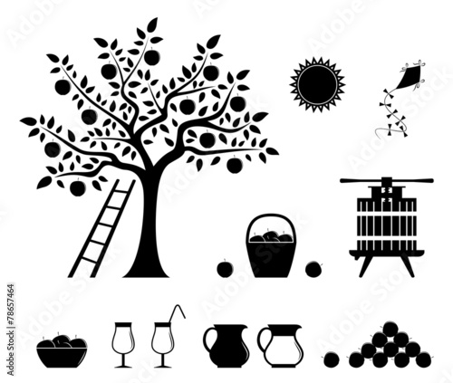 apple harvest icons