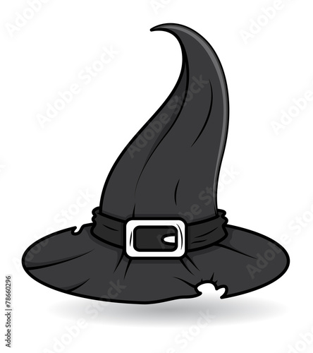 Witch Hat Vector for Halloween