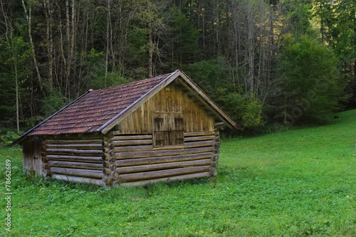 Hut in German Alps