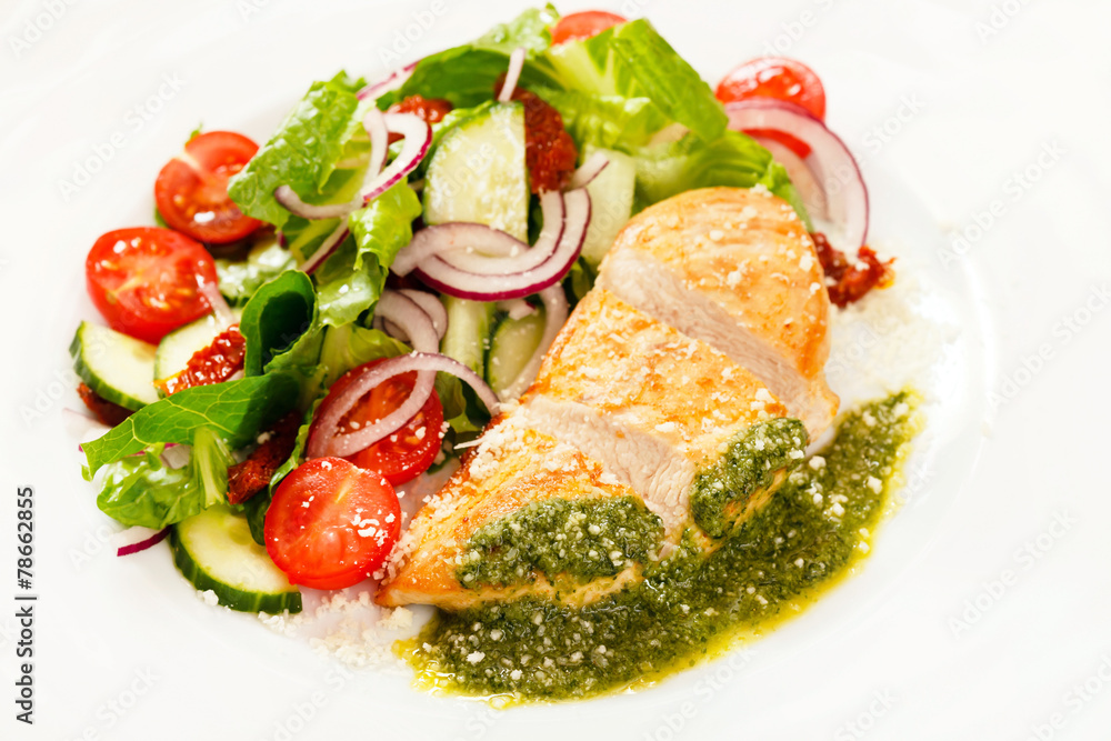 chicken breast with vegetables chicken breast with vegetables