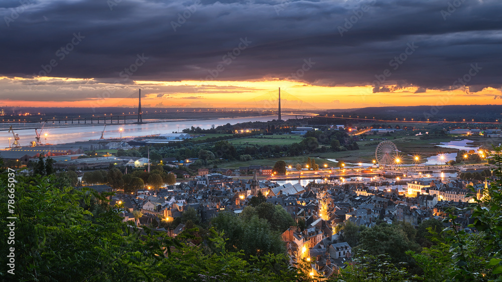 Fototapeta premium Honfleur , Normandie , France