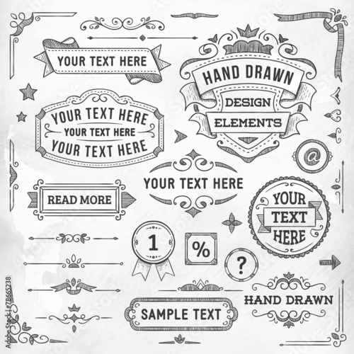 Hand Drawn Design Elements