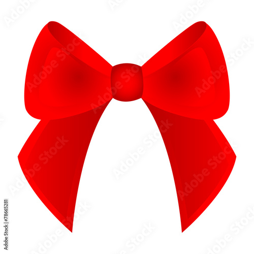 bow on a white background