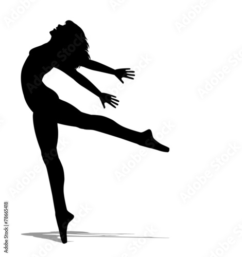 silhouette di ballerina