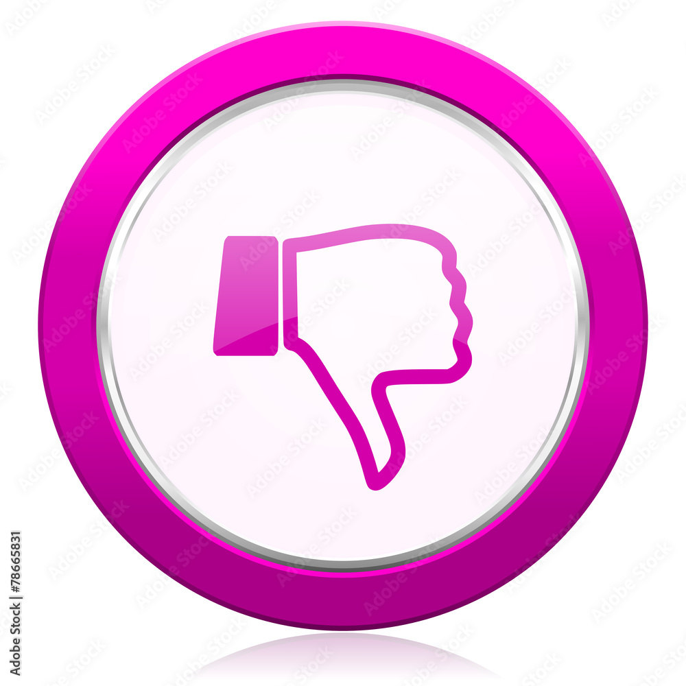 dislike violet icon thumb down sign dislike violet icon thumb down sign