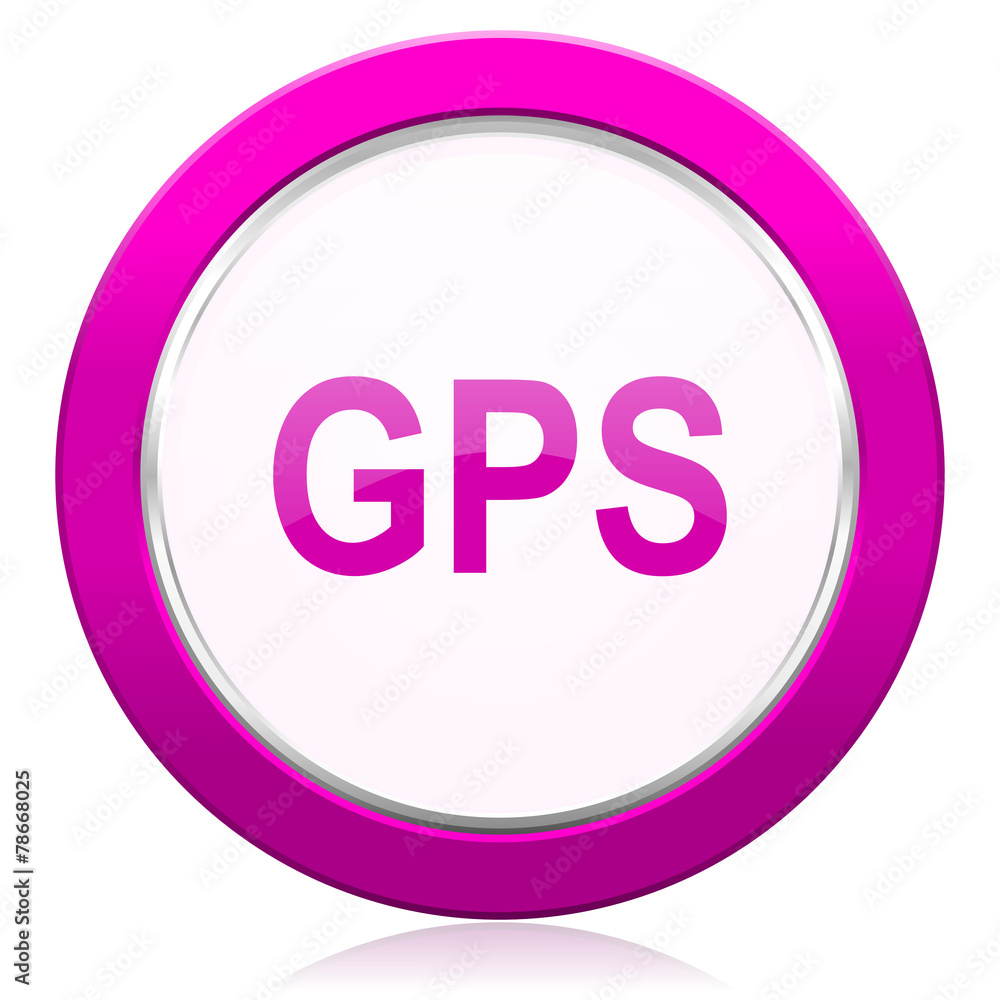 gps violet icon