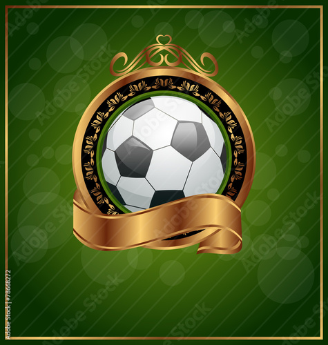 Football poster with place for your text