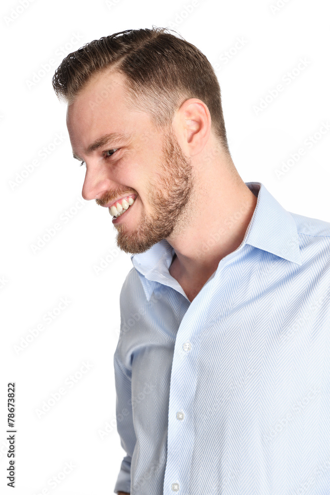 Fototapeta premium Smiling man portrait