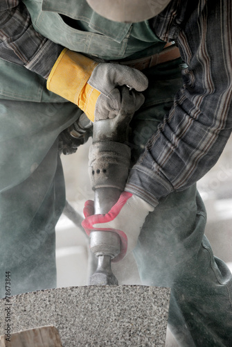grinding, granite, abrasive, appliances, human, work, © jurewicz