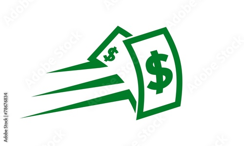 Fast Payment Logo Vector Illustration Design Template