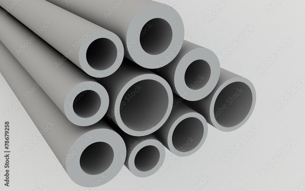 Fototapeta premium Plastic pipes for heating systems and water supply