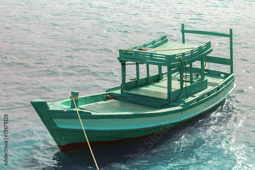 Bild auf Leinwand Vietnamese boat