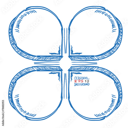 4 Round Markers Oldschool Template