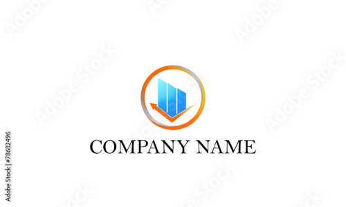 financial logo vector