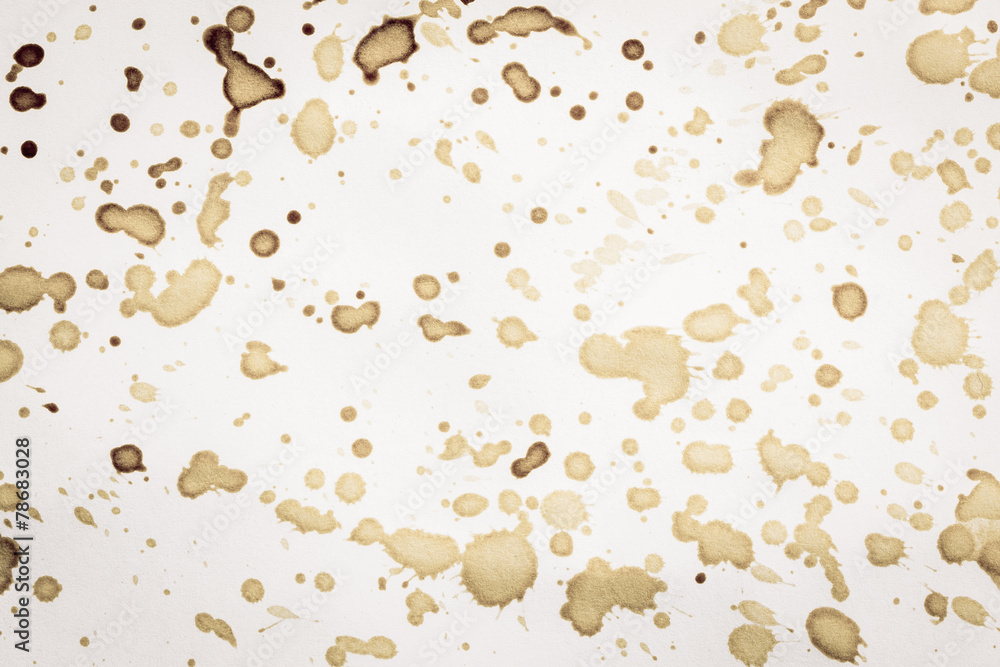 Paper with stain of coffee Paper with stain of coffee