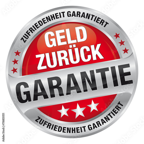Geld zurück Garantie - Zufriedenheit garantiert