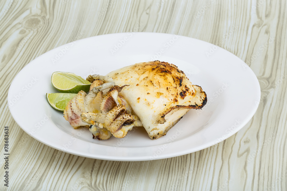 Grilled cuttlefish Grilled cuttlefish