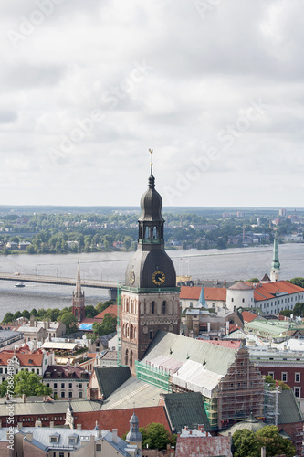 View of Riga and the Duomo..