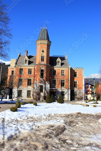 Das historische Rathaus der Stadt Schladming (Steiermark)