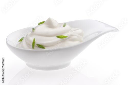 bowl of sour cream