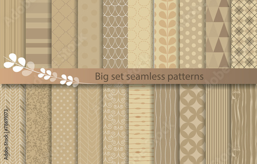 set patterns, pattern swatches included for illustrator user