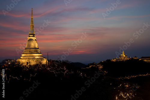 Pagoda on the hill photo