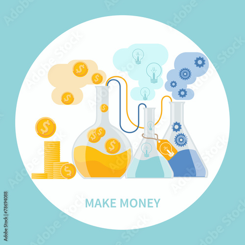 Make money concept