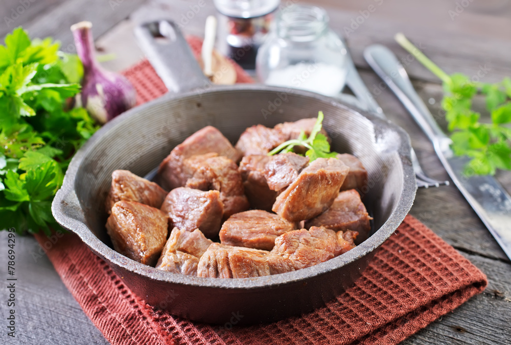 fried meat fried meat