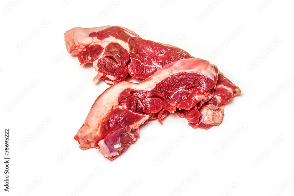 Goat meat leg steaks Goat meat leg steaks
