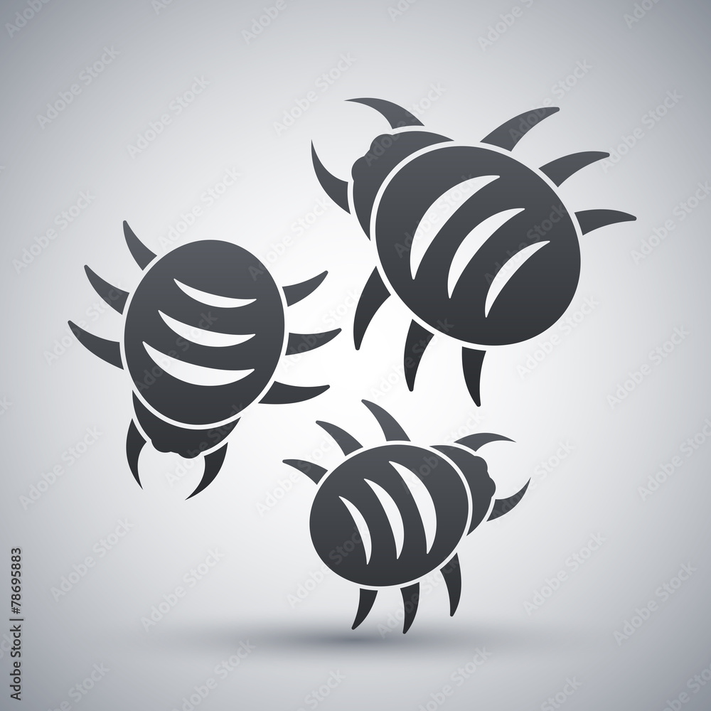 Vector bugs icon Vector bugs icon