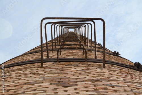 smoke stack ladder photo