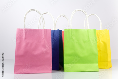 Color shopping bags