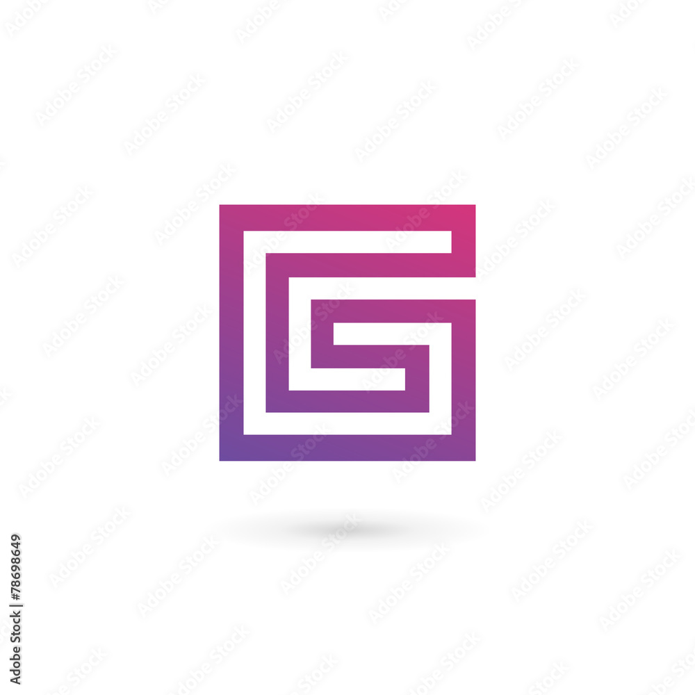 Letter G number 6 logo icon design template elements Letter G number 6 logo icon design template elements