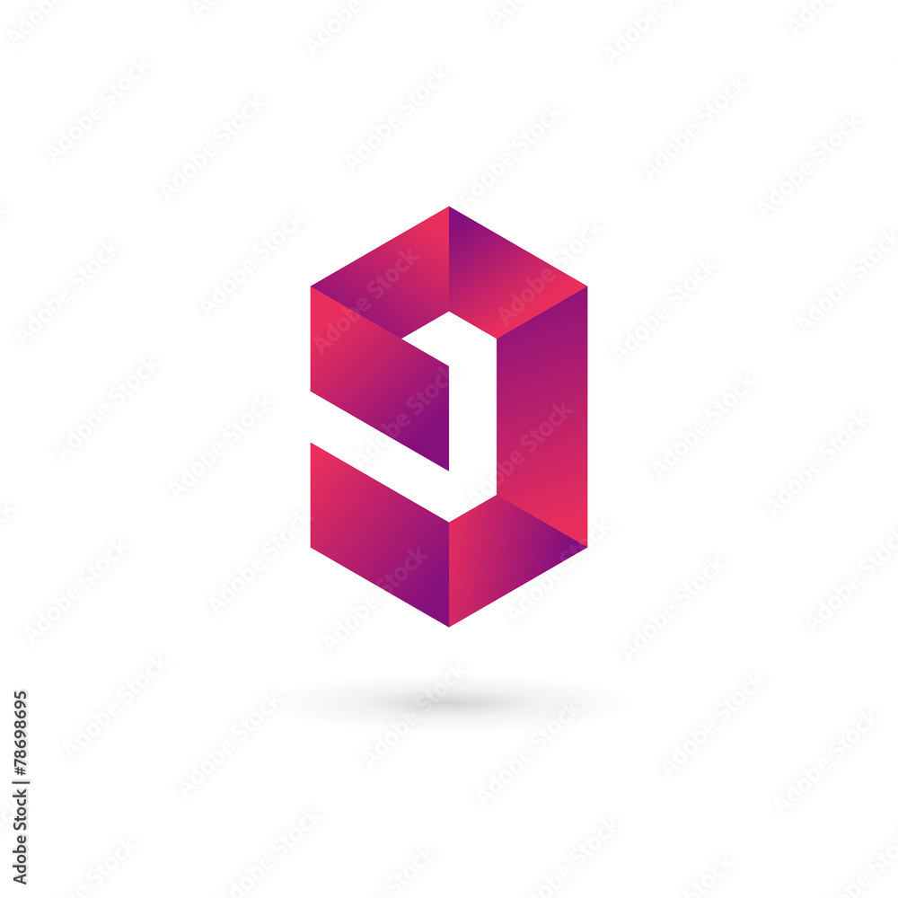 Letter G number 9 logo icon design template elements Letter G number 9 logo icon design template elements