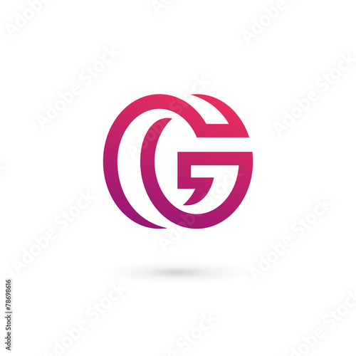 Letter G logo icon design template elements