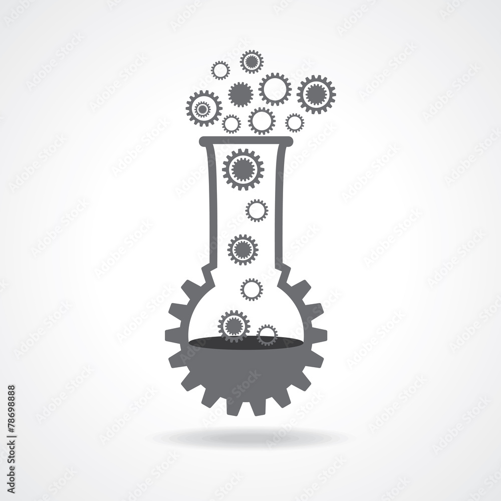 Mechanical lab concept stock vector Mechanical lab concept stock vector