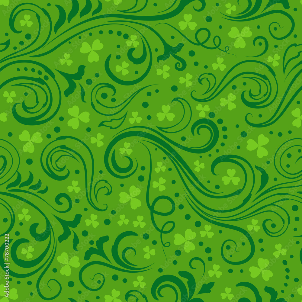 Green clover backgrounds Green clover backgrounds
