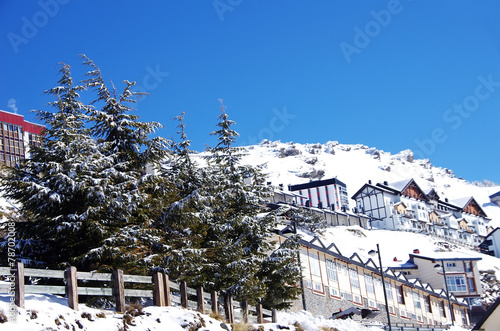 Sierra Nevada ski station and National Park