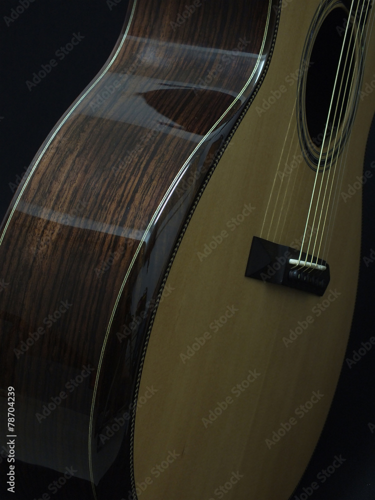 Obraz premium beveled edge acoustic guitar