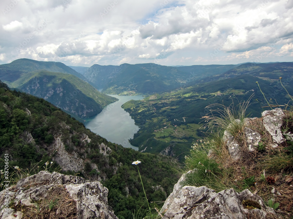 View on the Drina from Banska wall