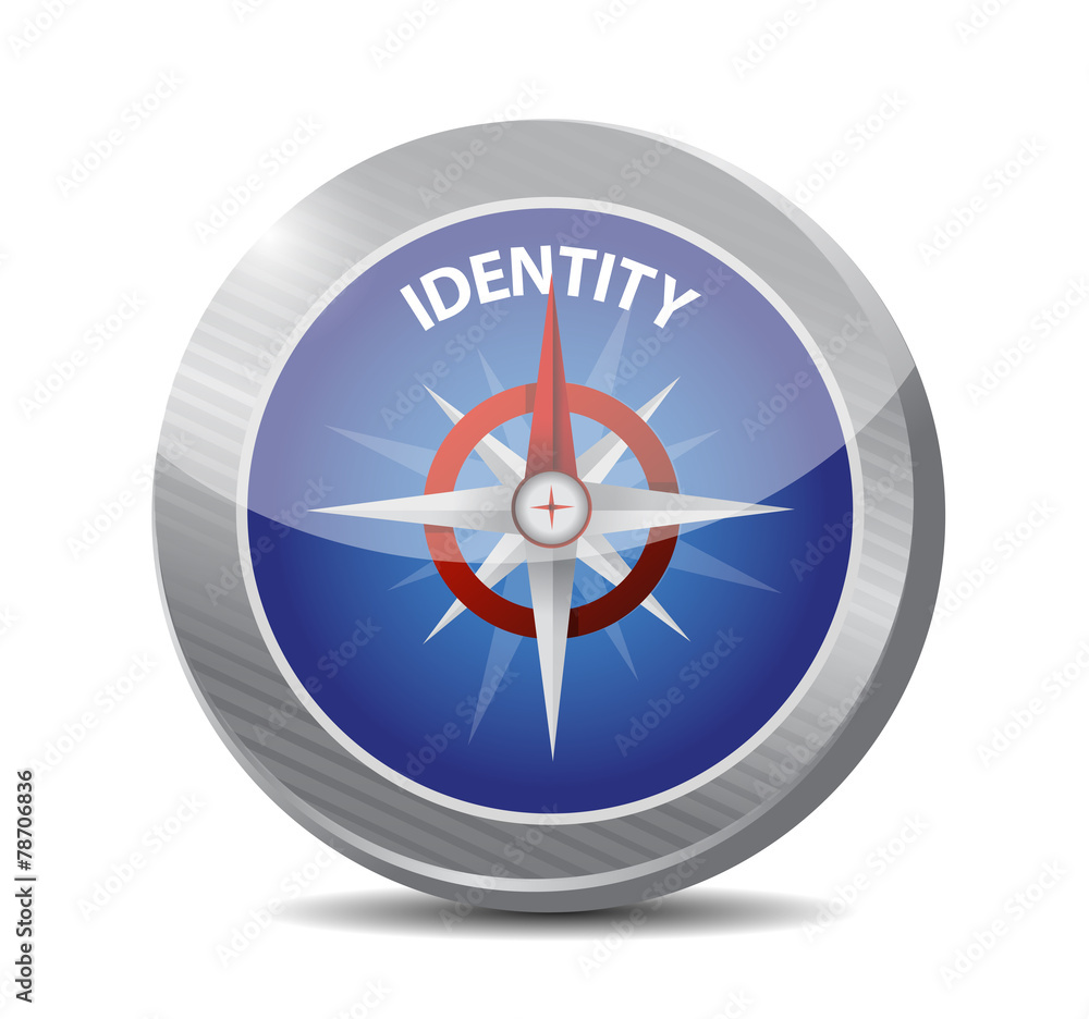 identity compass illustration design identity compass illustration design