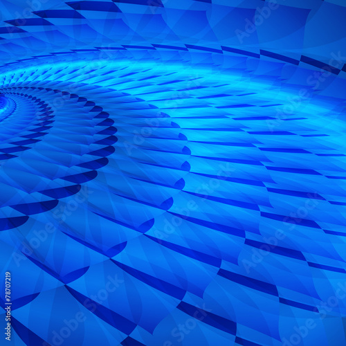 Wallpaper Mural Abstract blue perspective background Torontodigital.ca