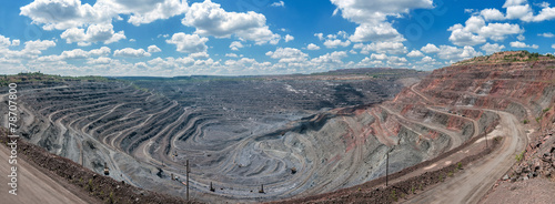 open cast mine