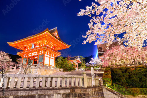 Spring Night in Kyoto, Japan photo