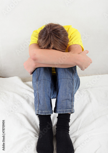 Sad Teenager at Home © Sabphoto