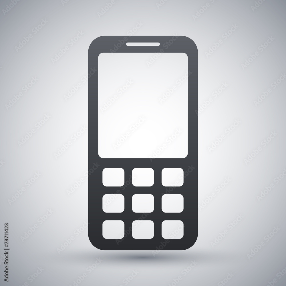 Vector mobile phone icon Vector mobile phone icon