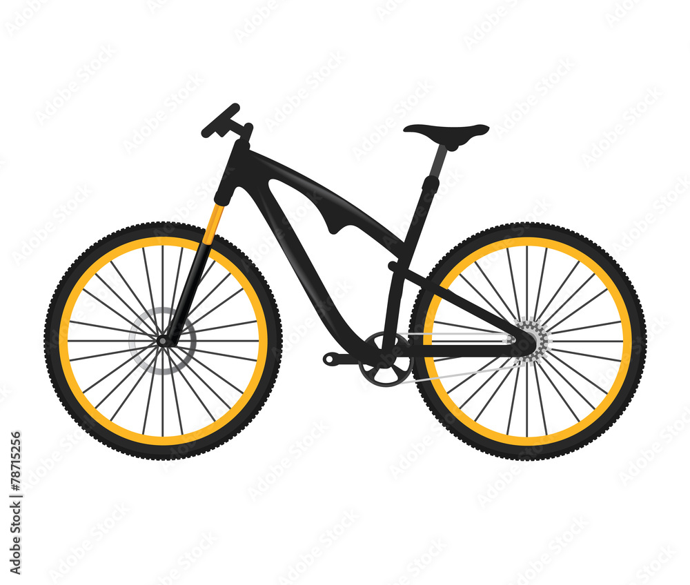 Fototapeta premium Vector bicycle illustration
