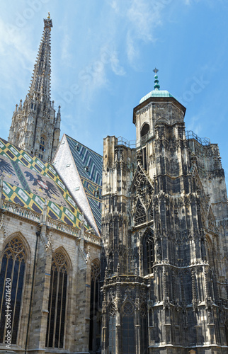 The St. Stephens Cathedral in Vienna, Austria.