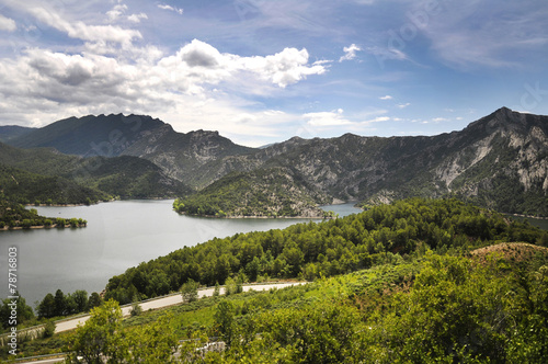 Lake in Spain, next to Andorra © pavasaris